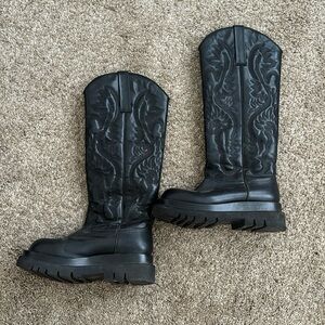 SOLD OUT Jeffrey Campbell platform cowboy boots